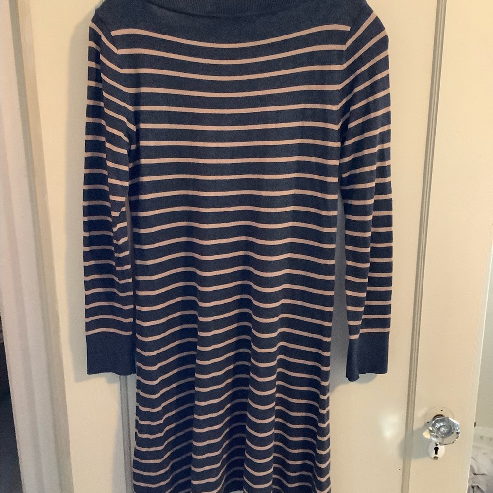 LOFT Striped Sweater Dress
